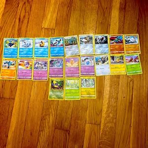 20 Pokémon cards